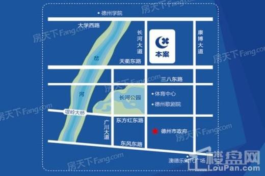 绿城百合广场位置图